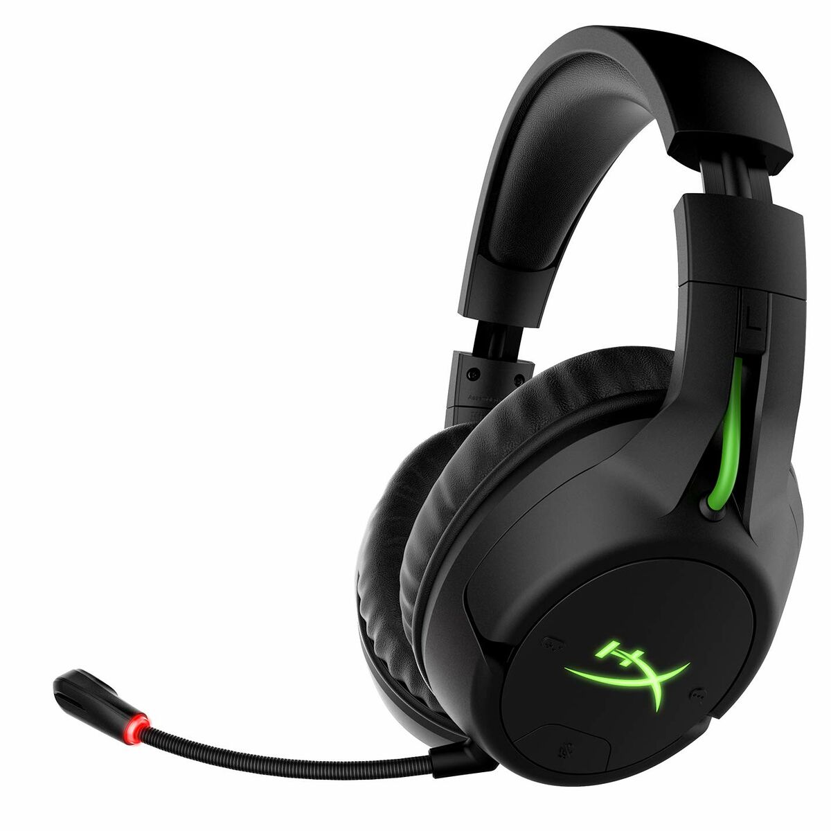 Gaming Hörlurar med mikrofon Hyperx CloudX Flight Svart & Grön