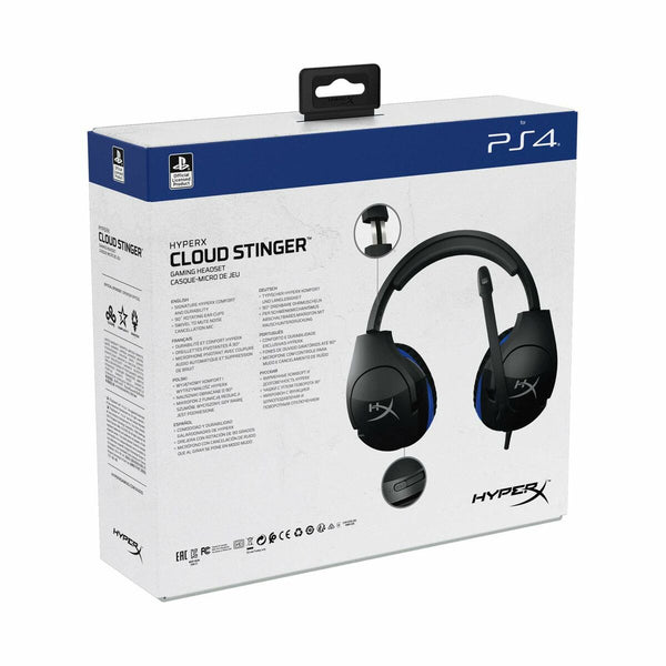 Spelheadset med mikrofon Hyperx Cloud Stinger Svart/Blå