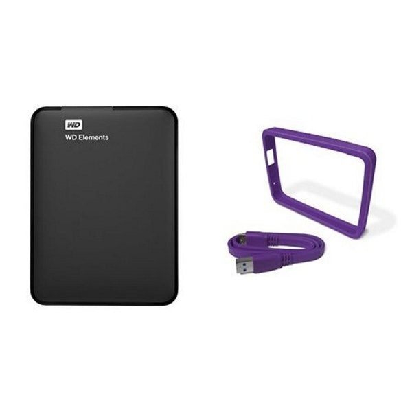 Hårddisk Western Digital WD Elements Portable WDBUZG0010BBK-WESN 1