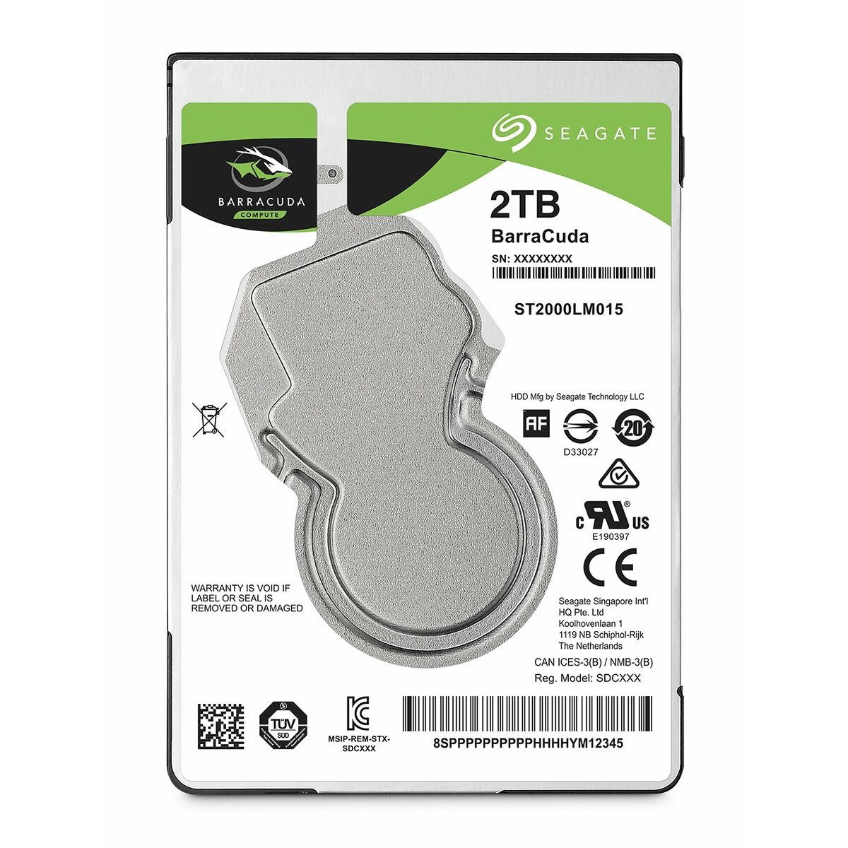 Hårddisk Seagate Barracuda 2 TB