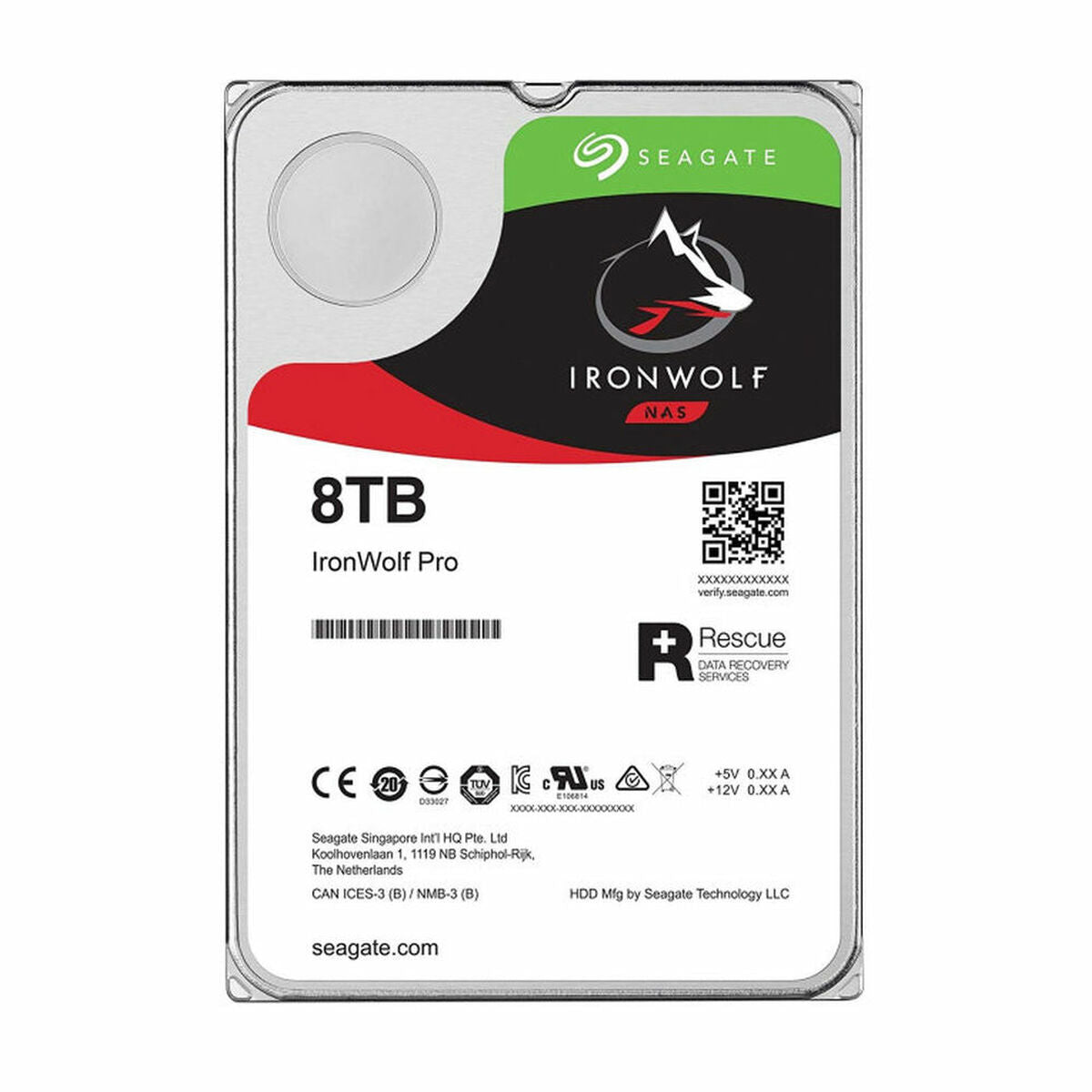 Hårddisk Seagate IRONWOLF NAS 3.5" Sata III