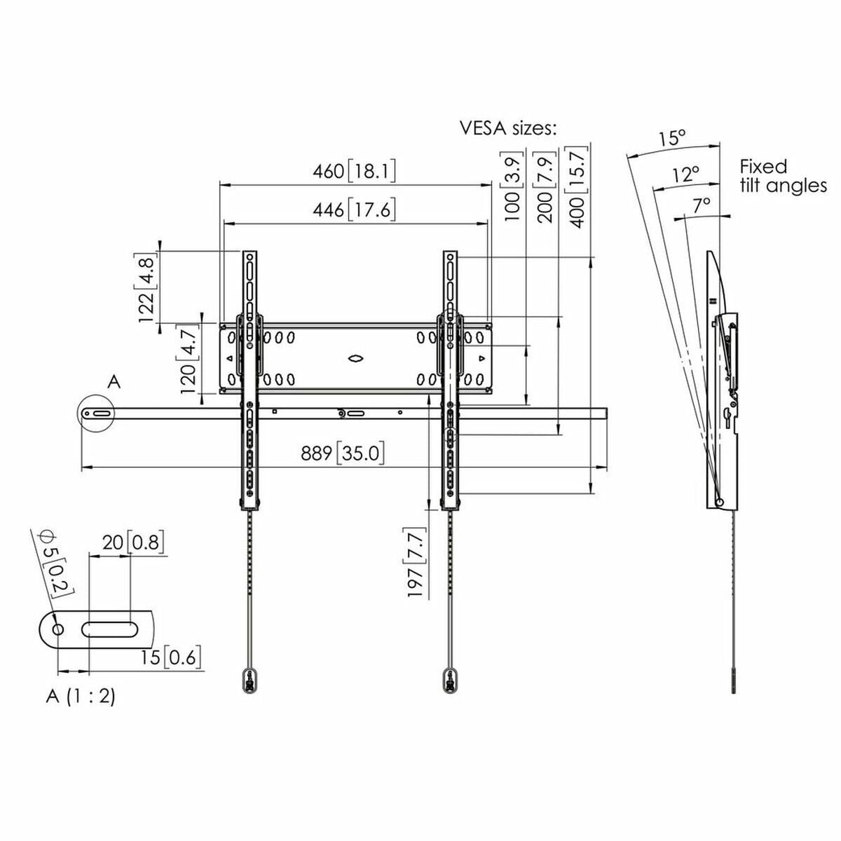 TV Mount Vogel's 7047100 55" 65" 75 Kg