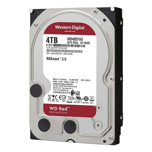 Hårddisk Western Digital WD40EFAX 4TB 3,5"