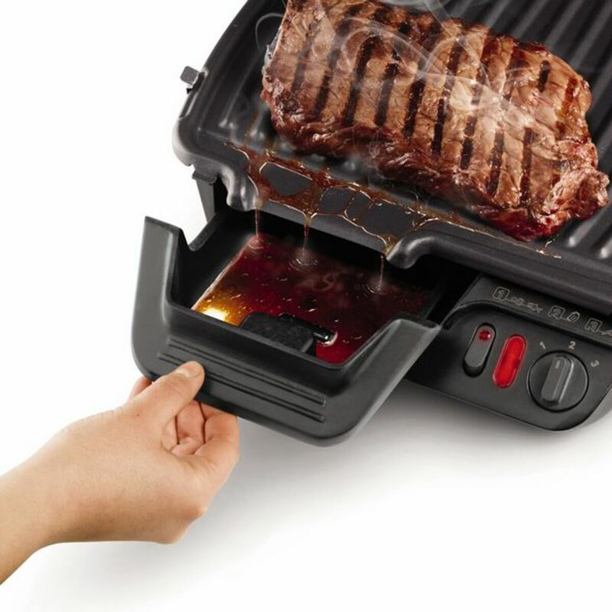 Kontaktgrill Tefal GC 3050 2000W Svart Grå Stål Rostfritt stål