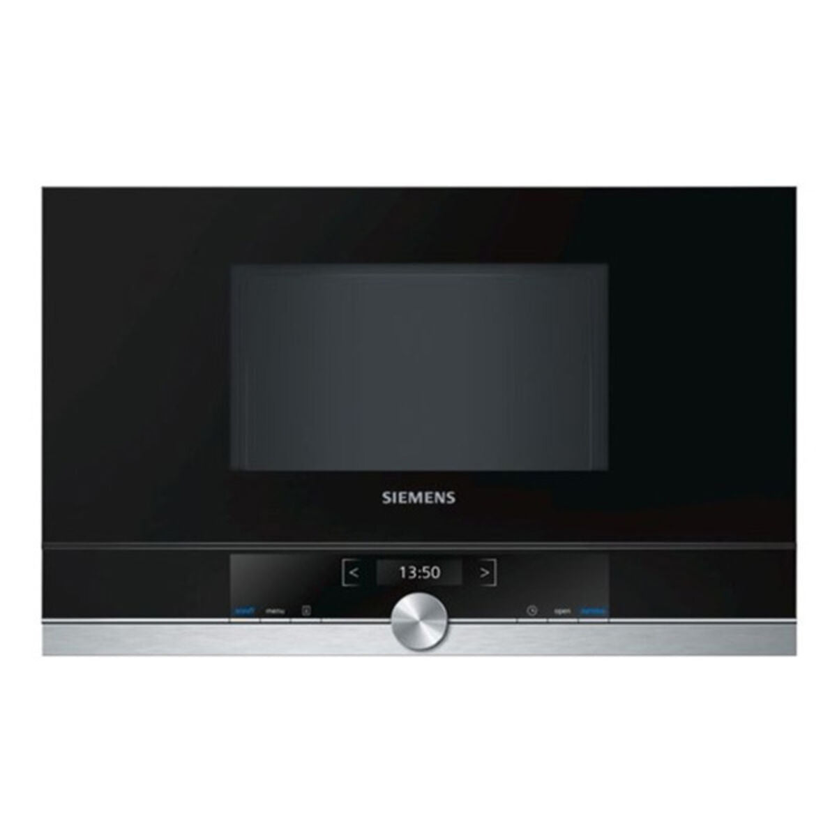 Built-in microwave Siemens AG BF634LGS1 21 L 900W Black Black/Silver