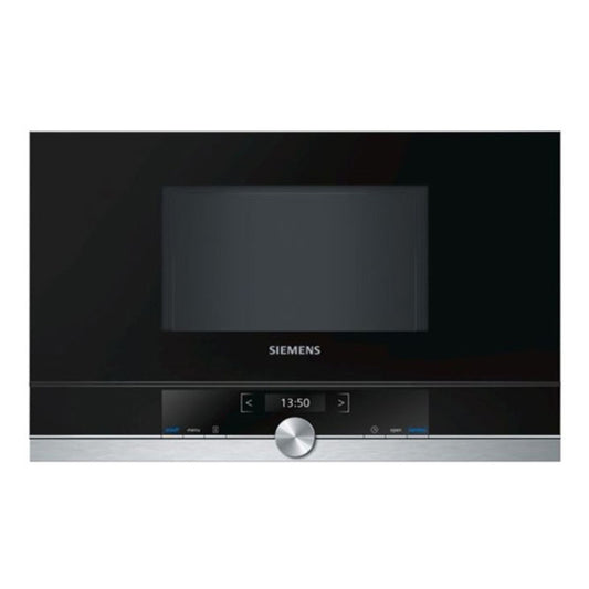 Built-in microwave Siemens AG BF634LGS1 21 L 900W Black Black/Silver