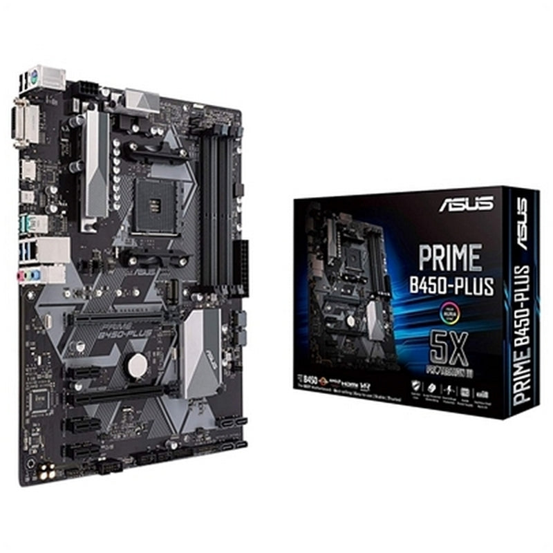 Moderkort Asus PRIME B450-PLUS ATX DDR4 AM4 AMD B450 AMD AMD AM4