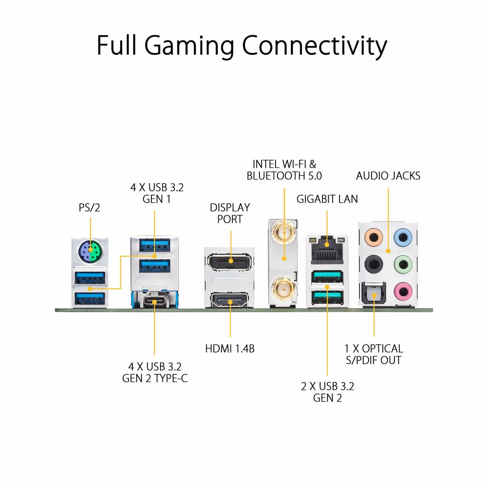 Moderkort Asus TUF GAMING X570-PLUS ATX AMD AM4 AMD X570 AMD