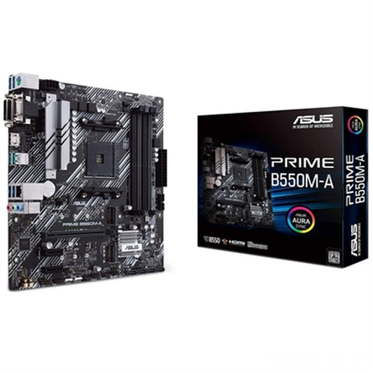 Moderkort Asus PRIME B550M-A mATX AM4     AMD AM4