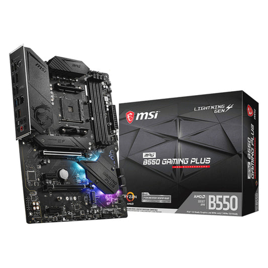 Moderkort MSI MPG B550 GAMING PLUS ATX DDR4 AM4 AMD B550