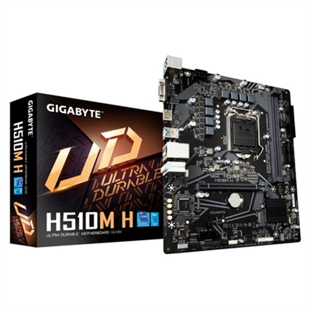 Moderkort Gigabyte H510M H mATX LGA1200     Micro ATX