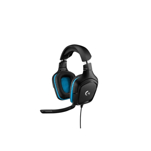 Gaming Headset with Microphone Logitech G432 Black Blue Blue/Black