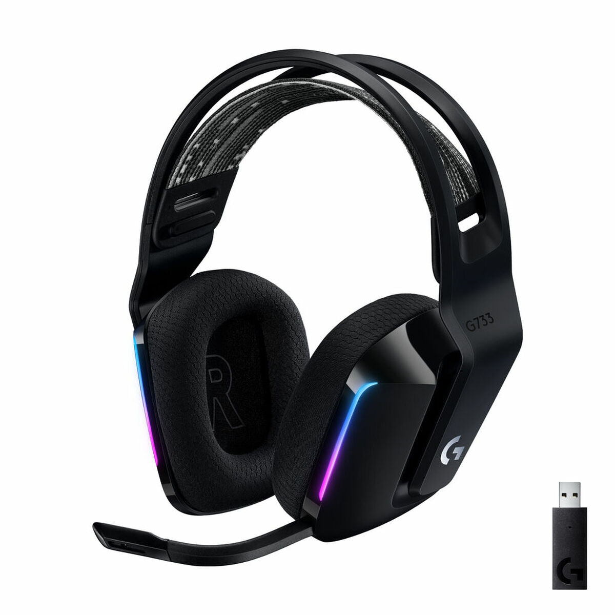 Spelheadset med mikrofon Logitech G733 Lightspeed Headset