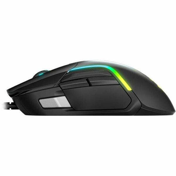 Mouse SteelSeries Rival 5 Black Gaming LED-lampor Med kabel