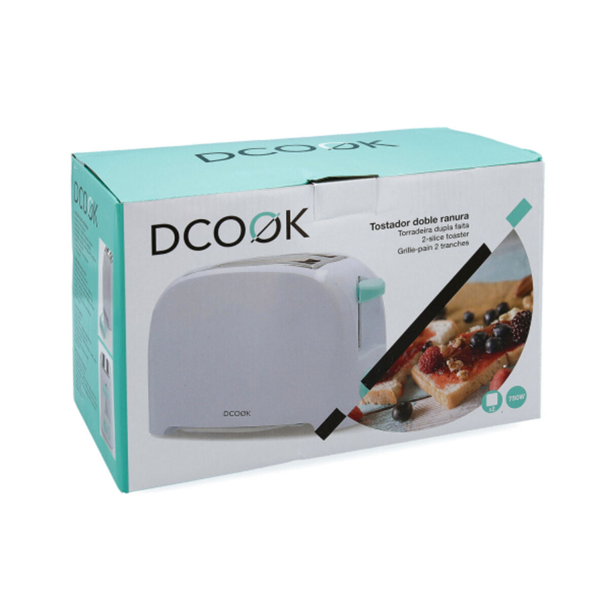 Toaster Dcook Gallery White 750 W