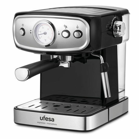 Express manuell kaffemaskin UFESA CE7244 1,5 L Svart Silver 850 W