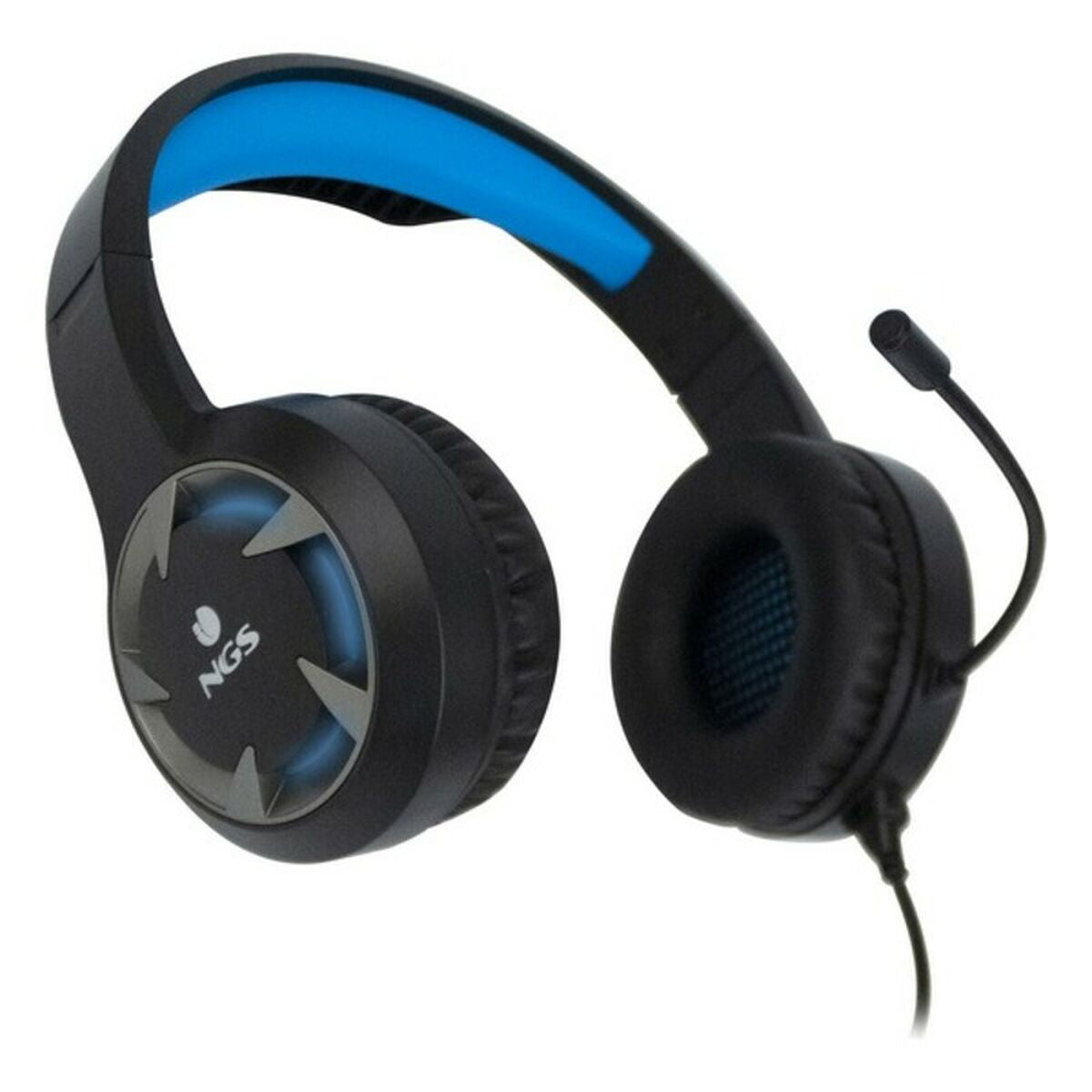 Gaming Headset NGS GHX-505 Svart Svart/Blå