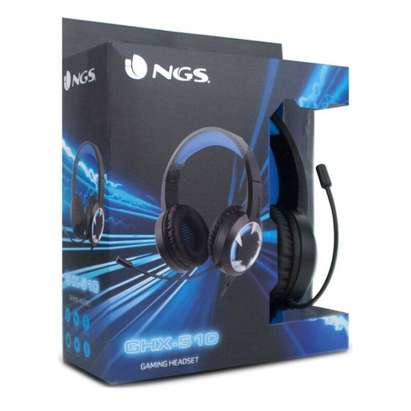 Gaming Headset NGS GHX-505 Svart Svart/Blå