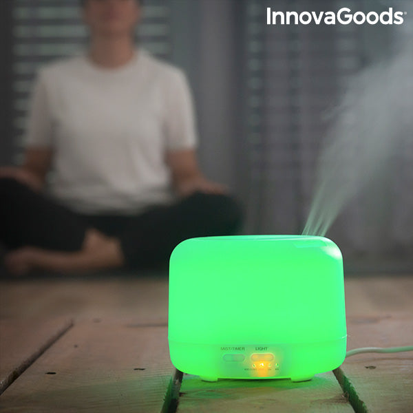 Aroma Diffuser Humidifier with Multicolour LED Steloured InnovaGoods