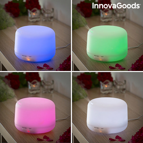 Aroma Diffuser Humidifier with Multicolour LED Steloured InnovaGoods