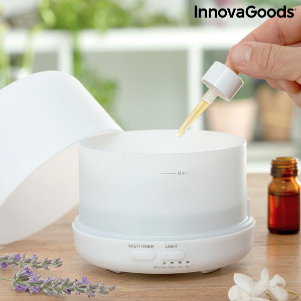 Aroma Diffuser Humidifier with Multicolour LED Steloured InnovaGoods