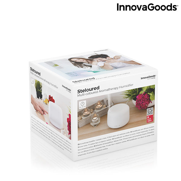 Aroma Diffuser Humidifier with Multicolour LED Steloured InnovaGoods