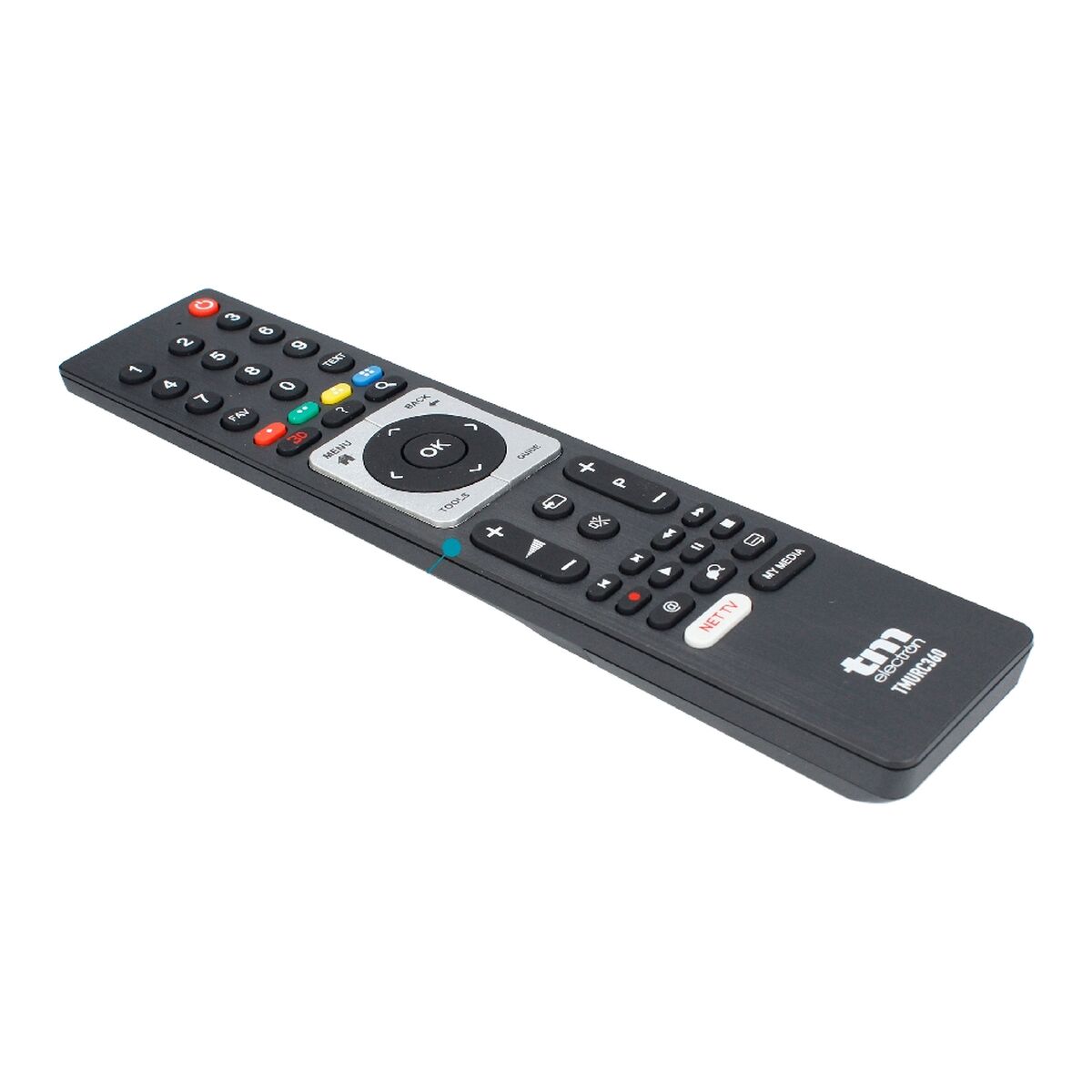 Remote control TM Electron TV LED, LCD, GRUNDIG, BEKO Black