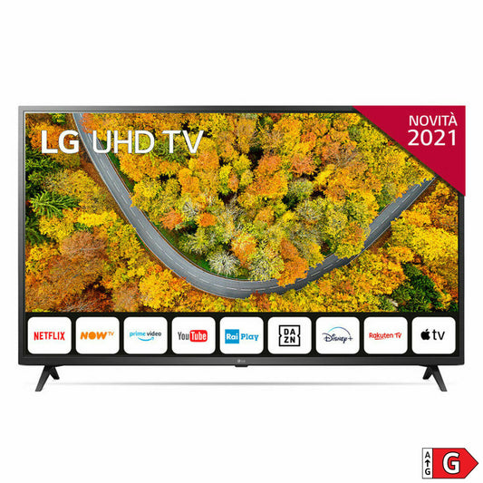 TV LG 50UP75006LF.API 50" 4K UHD LED WIFI Svart LED 4K Ultra