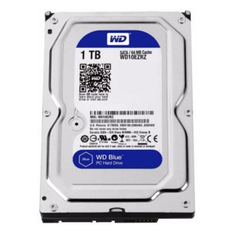 Hårddisk Western Digital Blue WD10EZRZ 3.5" 1 TB Sata III 5400 rpm