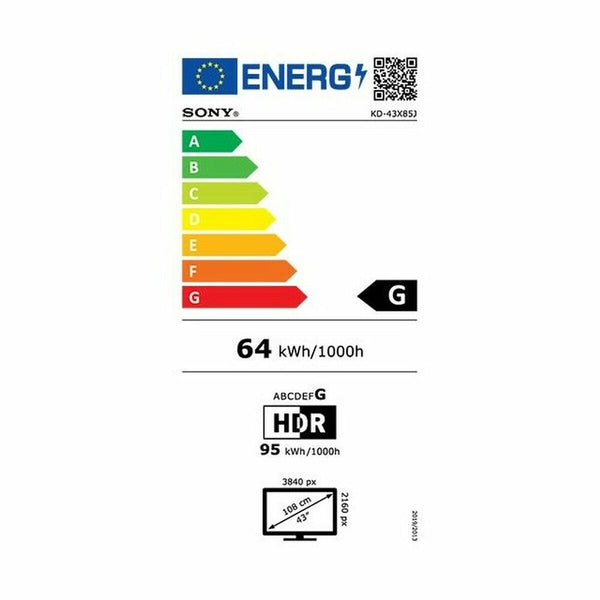 Smart TV Sony KD43X85J 43
