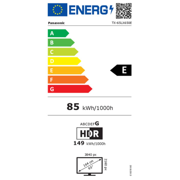 Smart TV Panasonic TX65LX650E 65