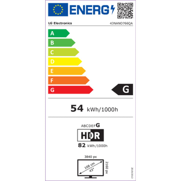 Smart TV LG 43NANO766QA 43