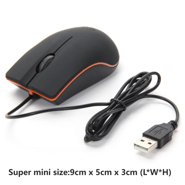 USB Wired Gaming Mouse 1200 DPI Optical 3 Buttons Game mouse For PC Laptop Computer E-sports 1M Cable USB Mice New