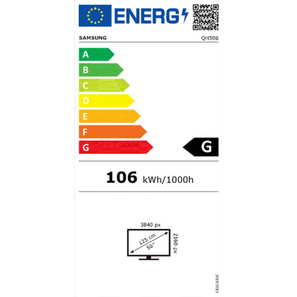 Monitor Videowall Samsung QH50B 3840 x 2160 px 50