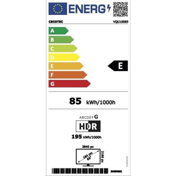 Smart TV Cecotec VQU10065 65