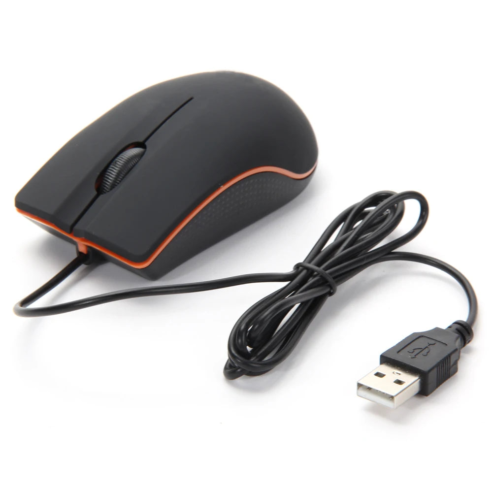 USB Wired Gaming Mouse 1200 DPI Optical 3 Buttons Game mouse For PC Laptop Computer E-sports 1M Cable USB Mice New