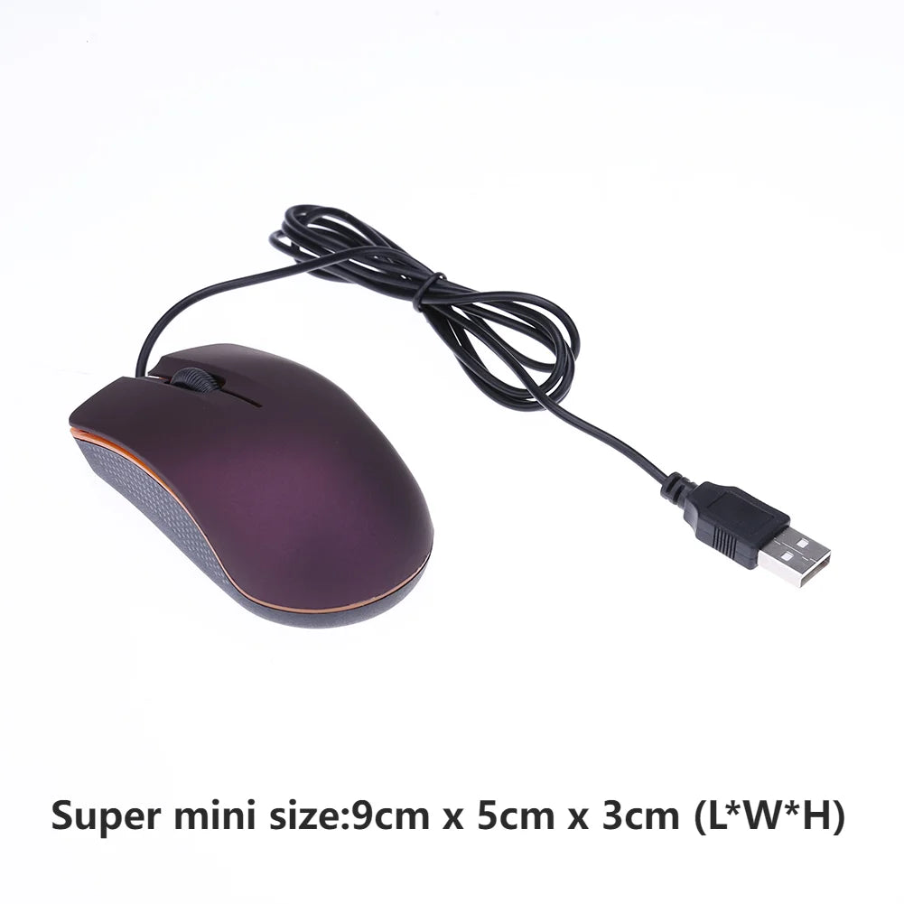 USB Wired Gaming Mouse 1200 DPI Optical 3 Buttons Game mouse For PC Laptop Computer E-sports 1M Cable USB Mice New