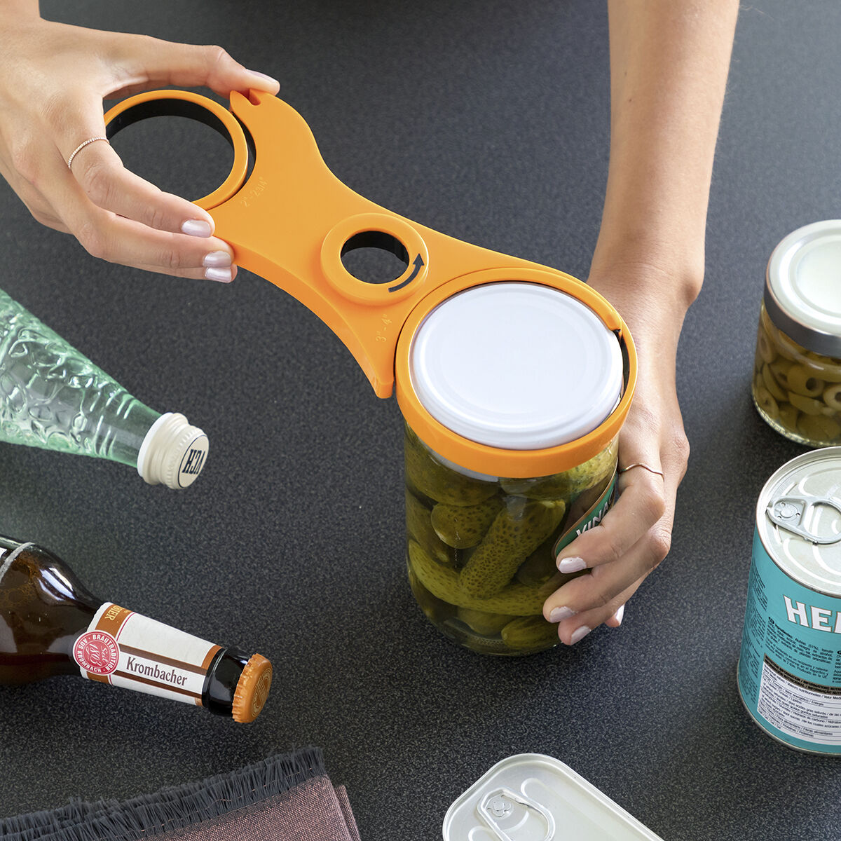 5-in-1 Multi-Purpose Jar Opener InnovaGoods