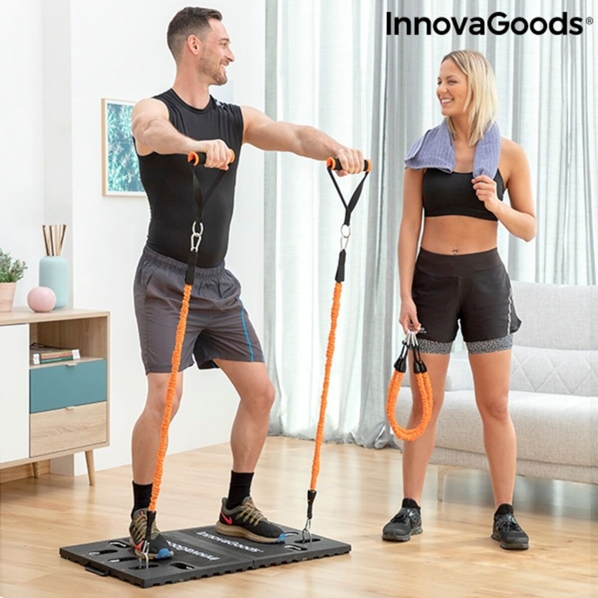 Integrated Portable Training System with Exercise Guide Gympak Max