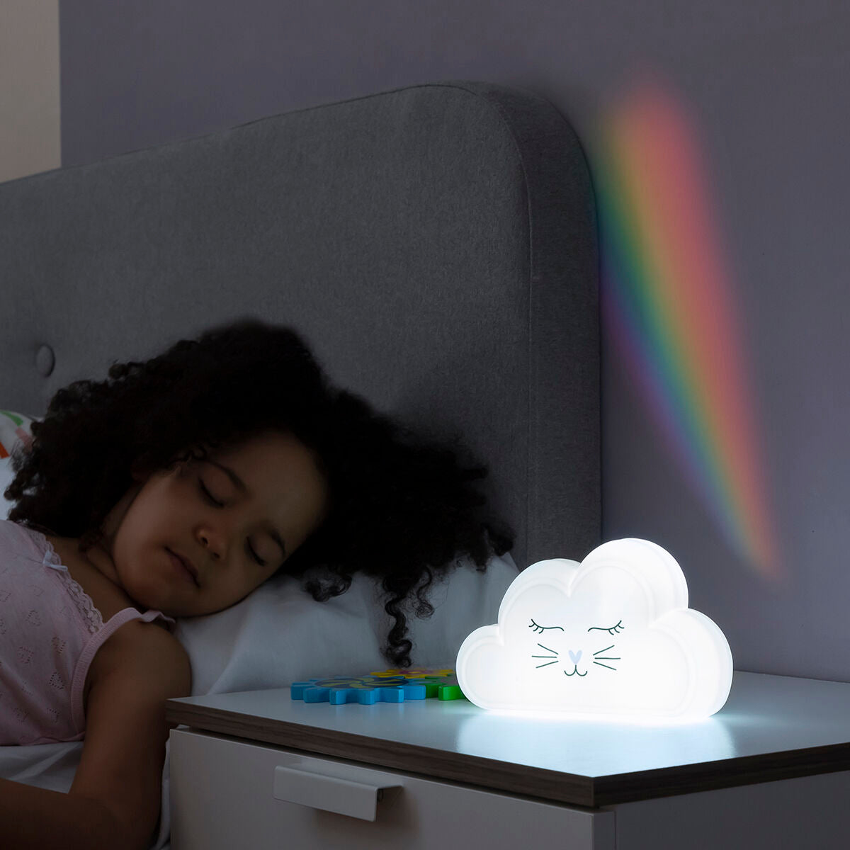 Lamp with Rainbow Projector and Stickers Claibow InnovaGoods