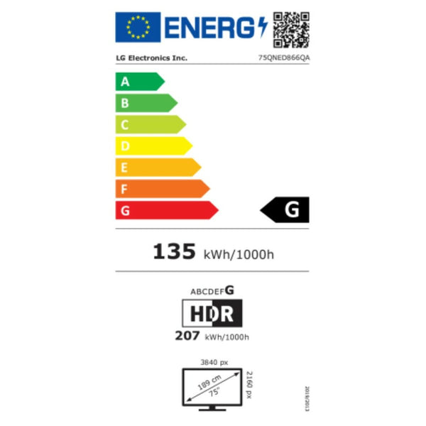 Smart TV LG 75QNED866QA 75